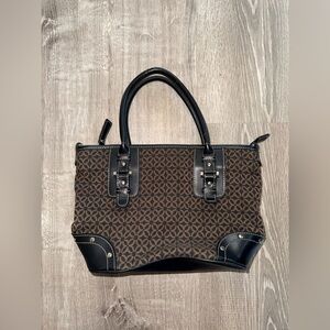 Stylish Black and Brown Women's Handbag